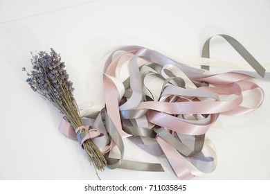 Lavender Tied With Ribbon