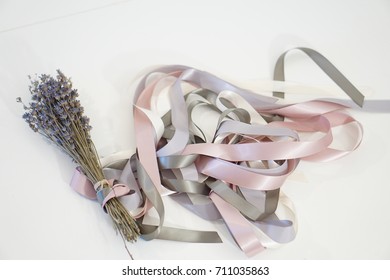 Lavender Tied With Ribbon