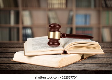 Law, Book, Gavel.