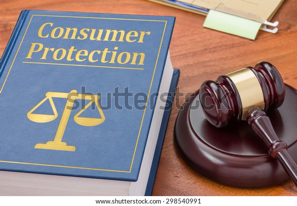 A law book with a gavel - Consumer Protection