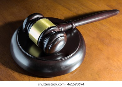 Law Gavel Stock Photo (Edit Now) 461598694