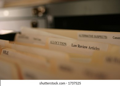 Law Organization, Legal Folders From My Law Firm