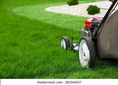 Lawn mower - Shutterstock ID 281544557