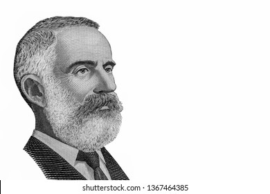 Lawrence Hargrave Portrait From Australia Banknotes. 