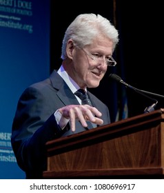 Lawrence, Kansas, USA, November 23, 2015
Former President William Jefferson Clinton Is Awarded The Robert J. Dole Institute Of Politics Leadership Prize. 