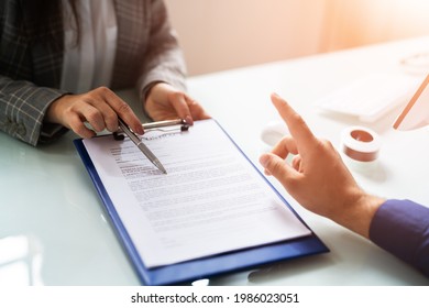 Lawyer Contract Mediation And Review. Two Reading Corporate Document