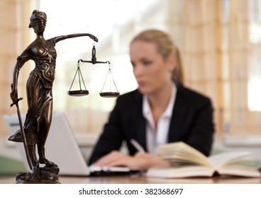 lawyer in the office - Shutterstock ID 382368697