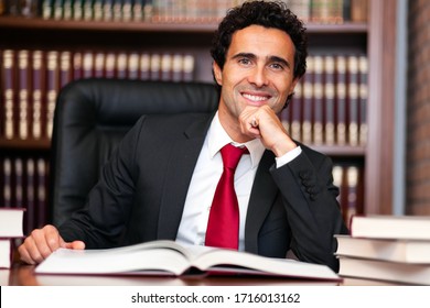 Lawyer Portrait In His Studio