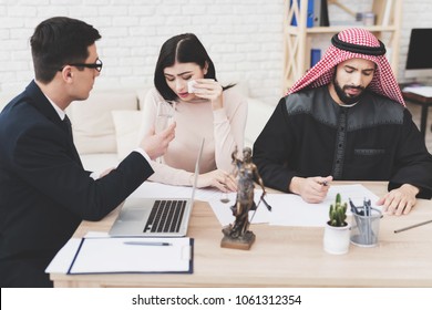 Lawyer Suit Office Arab Husband Wife Stock Photo 1061411285 Shutt
