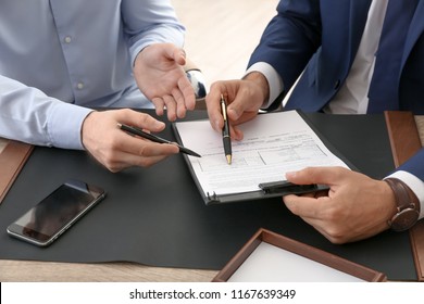 Image result for Lawyer and client pic in office