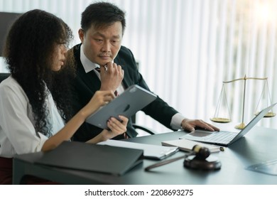 Lawyers having  Concepts of Consulting team work Legal services at the law office.  - Shutterstock ID 2208693275