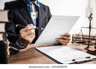 Lawyers meticulously read and check contracts, ensuring legal compliance and protecting clients rights. process involves thorough analysis within legal framework to ensure fairness and accountability