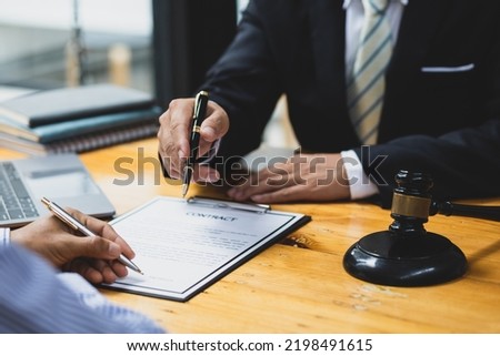 Lawyer's signing of the contract documents the legal action agreement.
