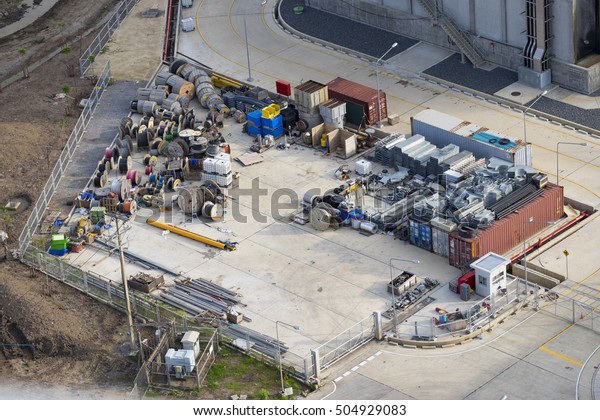 Laydown Area Storage Spare Parts Construction Stock Photo Edit