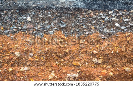 layer of asphalt road structure include laterite soil,skeletal soils,crushed stone.