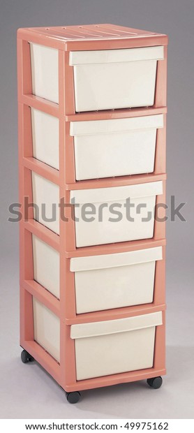 Layer Plastic Drawer Rollers Stock Photo Edit Now 49975162