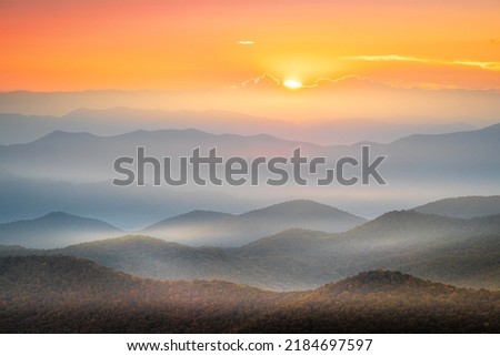 Layers Of Light At Cowee Mountain
Located just north of Richland Balsam on the Blue Ridge Parkway.
If you are near Cherokee, Maggie Valley, or close by this is a great place for breathtaking sunsets.
