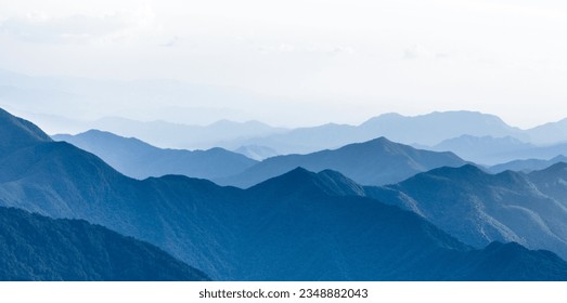 Layers of Mountain Ridges Huangshan, China - Powered by Shutterstock