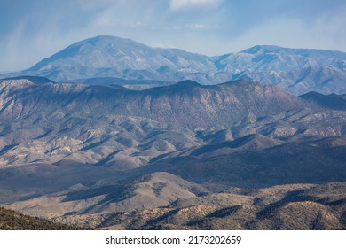 Layers Of Mountains In Inyo County, California. 