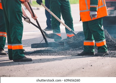 Laying Asphalt In The City.