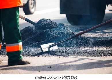 Laying Asphalt In The City.