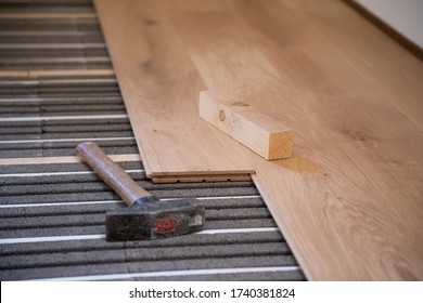 Laying And Installing Solid Parquet Above Underfloor Heating