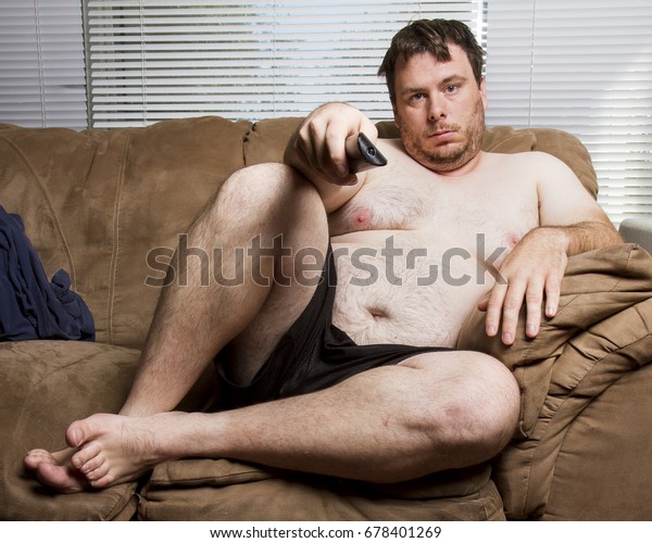 lazy guy on couch