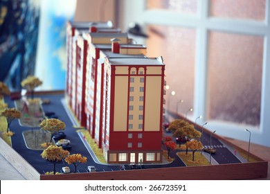 layout of an apartment building, architecture concept