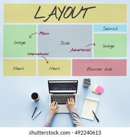 Layout Website Content Web Design Concept