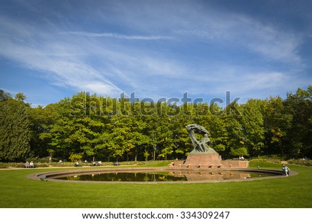Lazienki Park - Warsaw, Poland