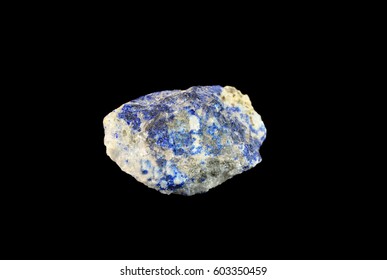 Lazurite, tectosilicate mineral. Baikal region, Russia. - Shutterstock ID 603350459