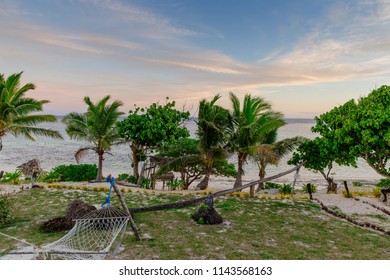 Lazy Hammock Sunsets On The Coral Coast Of Fiji