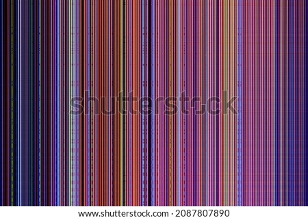LCD screen failure, LCD screen as an abstract background.