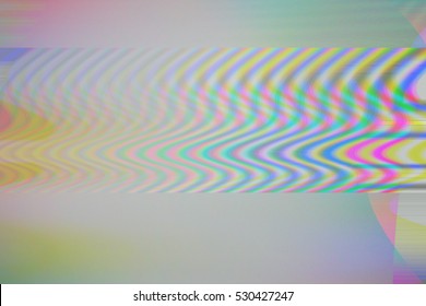 LCD Screen Glitch. TV Error Texture Screen Background, Static Television, Glitch Noise Effect, Colorful Technology Texture Background