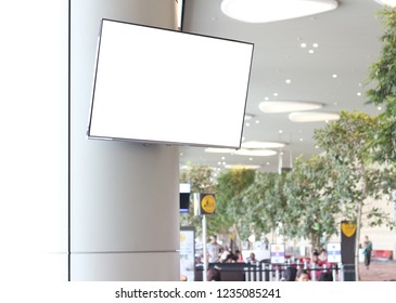 LCD Television Screen In The Airport