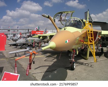 Le Bourget, France- June.17.2005: Alenia Aermacchi M-346 Master Prototype 002 In Paris Airshow 2005.