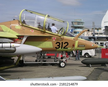 Le Bourget, France- June.17.2005: Alenia Aermacchi M-346 Master Prototype 002 In Paris Airshow 2005.