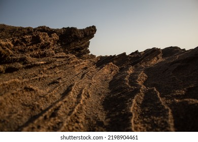 Le Castella, Calabria, Italy, Immense Rocks That Look Like Martian Soil