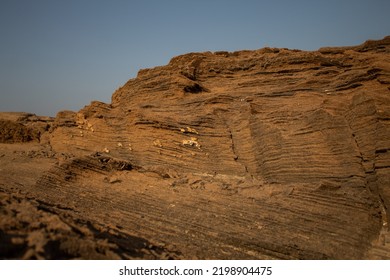 Le Castella, Calabria, Italy, Immense Rocks That Look Like Martian Soil