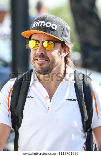 Le\
Castellet, France. 23/06/2018. Grand Prix of France. F1 World\
Championship 2018. Fernando Alonso,\
Mclaren.