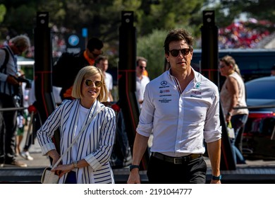 LE CASTELLET, FRANCE - July 24, 2022: Toto Wolff At Round 12 Of The 2022 FIA Formula 1 Championship Taking Place At The Circuit Paul Ricard In Le Castellet France