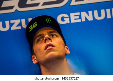 LE MANS - FRANCE, MAY 17: Spanish Suzuki Rider Joan Mir At 2019 Shark MotoGP Of France