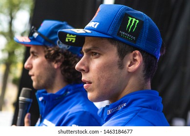 LE MANS - FRANCE, MAY 17: Spanish Suzuki, Rider Joan Mir At 2019 Shark MotoGP Of France