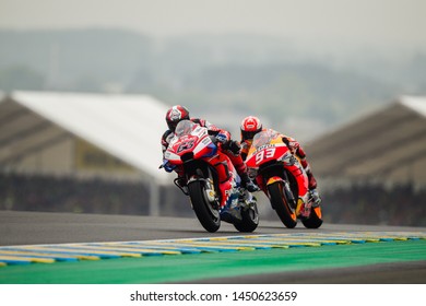 LE MANS - FRANCE, MAY 18: Italian Ducati Rider Francesco Bagnaia At 2019 Shark MotoGP Of France