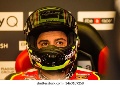 LE MANS - FRANCE, MAY 18: Italian Aprilia Rider Andrea Iannone At 2019 Shark MotoGP Of France