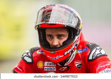 LE MANS - FRANCE, MAY 19: Italian Ducati Rider Andrea Dovizioso At 2019 Shark MotoGP Of France