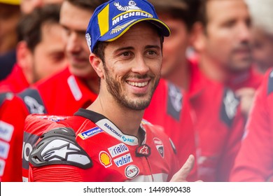 LE MANS - FRANCE, MAY 19: Italian Ducati Rider Andrea Dovizioso At 2019 Shark MotoGP Of France