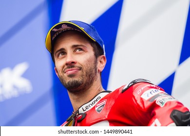 LE MANS - FRANCE, MAY 19: Italian Ducati Rider Andrea Dovizioso At 2019 Shark MotoGP Of France