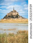 Le Mont-Saint-Michel in a summer day