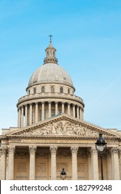 Le Pantheon National, The Secular Mausoleum Containing The Remains Of Distinguished French Citizens.